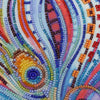 DIY Bead Embroidery Kit "Magic feathers" 7.5"x15.7" / 19.0x40.0 cm