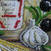 DIY Bead Embroidery Kit "Spices"  5.9"x5.9" / 15.0x15.0 cm