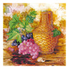 Canvas for bead embroidery "Grapevine" 11.8"x11.8" / 30.0x30.0 cm