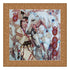 DIY Bead Embroidery Kit "Indian Girl" 10.2"x10.2" / 26.0x26.0 cm