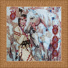 DIY Bead Embroidery Kit "Indian Girl" 10.2"x10.2" / 26.0x26.0 cm