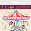 Canvas for bead embroidery "Carousel of happiness" 7.9"x7.9" / 20.0x20.0 cm
