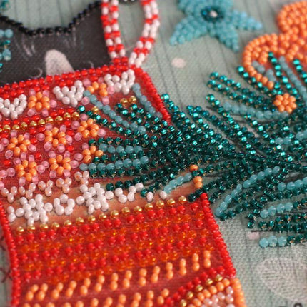 DIY Bead Embroidery Kit "Meowy"