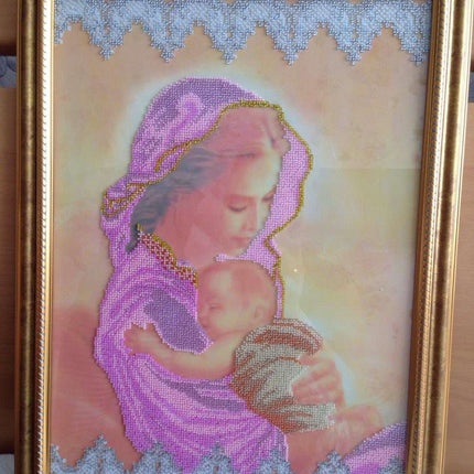 DIY Bead Embroidery Kit "Happiness" 12.6"x17.7" / 32.0x45.0 cm