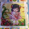 DIY Bead Embroidery Kit "Kitty"  5.9"x5.9" / 15.0x15.0 cm