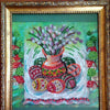 Canvas for bead embroidery "Easter" 7.9"x7.9" / 20.0x20.0 cm