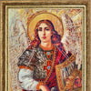 DIY Bead Embroidery Kit "St. Michael (after O. Okhapkin)" 14.2"x9.8" / 36.0x25.0 cm