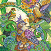 Canvas for bead embroidery "Spring warbling" 11.8"x11.8" / 30.0x30.0 cm