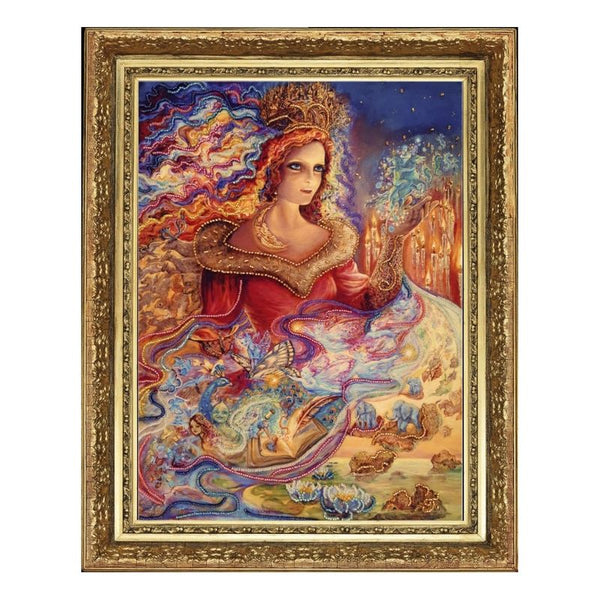 DIY Bead Embroidery Kit "Magic (after J. Wall)" 14.2"x10.6" / 36.0x27.0 cm