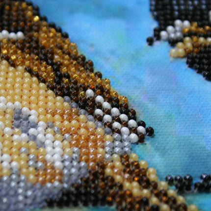 DIY Bead Embroidery Kit "City gatherings" 25.6"x11.8" / 65.0x30.0 cm