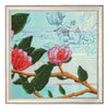 DIY Bead Embroidery Kit "Magnolia Branch 3" 10.2"x10.2" / 26.0x26.0 cm