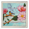 DIY Bead Embroidery Kit "Magnolia Branch 2" 10.2"x10.2" / 26.0x26.0 cm