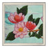 DIY Bead Embroidery Kit "Magnolia Branch 1" 10.2"x10.2" / 26.0x26.0 cm