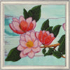 DIY Bead Embroidery Kit "Magnolia Branch 1" 10.2"x10.2" / 26.0x26.0 cm