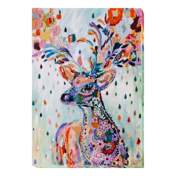 DIY Bead Embroidery Kit "Noble  deer" 12.2"x16.1" / 31.0x41.0 cm