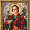 DIY Bead Embroidery Kit "St. Panteleimon (after O. Okhapkin)" 14.2"x9.8" / 36.0x25.0 cm