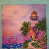 Canvas for bead embroidery "Beacon" 7.9"x7.9" / 20.0x20.0 cm