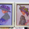 DIY Bead Embroidery Kit "Elizabeth" 11.0"x15.7" / 28.0x40.0 cm