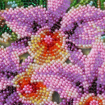 DIY Bead Embroidery Kit "Cattleya"