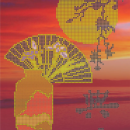 Canvas for bead embroidery "Wishes Come True" 7.9"x11.8" / 20.0x30.0 cm
