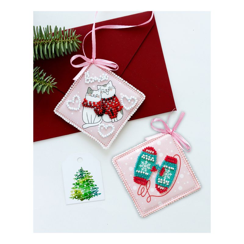 DIY Christmas tree toy kit "We purr"