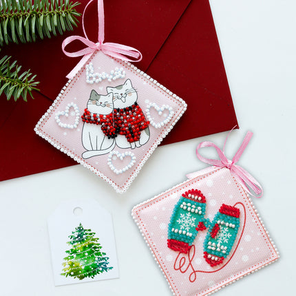 DIY Christmas tree toy kit "We purr"