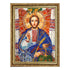 DIY Bead Embroidery Kit "Jesus the Saviour (after O. Okhapkin)" 13.8"x10.2" / 35.0x26.0 cm