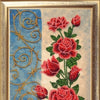 DIY Bead Embroidery Kit "Panel with Roses" 19.3"x7.1" / 49.0x18.0 cm