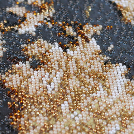 DIY Bead Embroidery Kit "Moon" 13.0"x13.0" / 33.0x33.0 cm