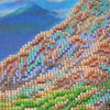 DIY Bead Embroidery Kit "Mountain landscape" 14.6"x11.8" / 37.0x30.0 cm