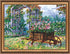 DIY Bead Embroidery Kit "Garden" 16.9"x12.6" / 43.0x32.0 cm