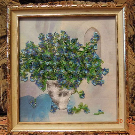 Canvas for bead embroidery "Daisy" 7.7"x7.9" / 19.5x20.0 cm