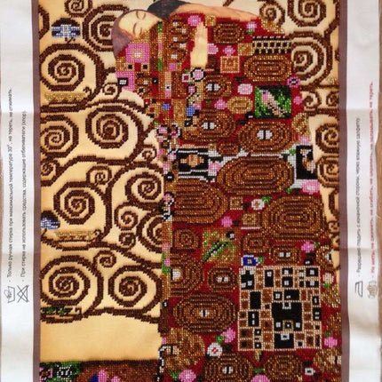 DIY Bead Embroidery Kit "Embrace" 11.8"x18.1" / 30.0x46.0 cm