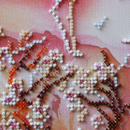 DIY Bead Embroidery Kit "Sunrise song - 2" 7.1"x14.2" / 18.0x36.0 cm