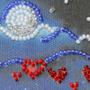 DIY Bead Embroidery Kit "Romantic trip"  5.9"x5.9" / 15.0x15.0 cm