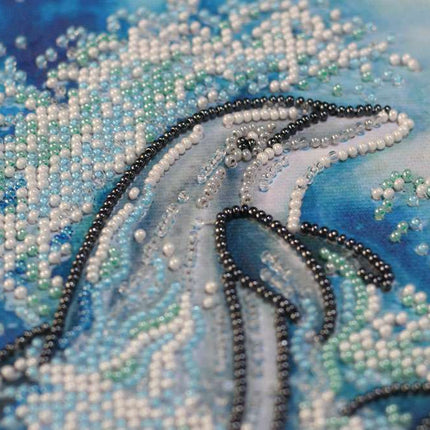 DIY Bead Embroidery Kit "Pioughing" 8.3"x12.6" / 21.0x32.0 cm