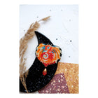 Beadwork kit for creating brooch 