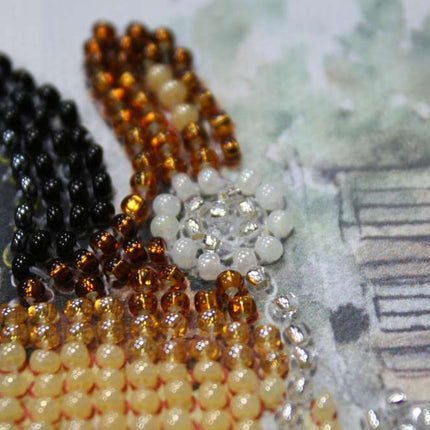 DIY Bead Embroidery Kit "Tafra-11"  5.9"x5.9" / 15.0x15.0 cm
