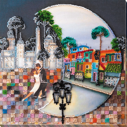 DIY Bead Embroidery Kit "La Boca"