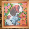 Canvas for bead embroidery "Puppy" 7.9"x7.9" / 20.0x20.0 cm