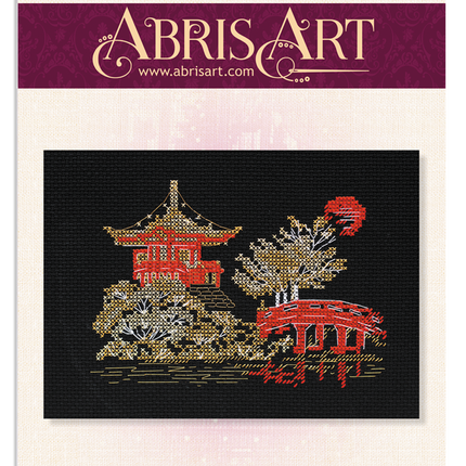 DIY Cross Stitch Kit "Japan-1" 5.9"x3.9"