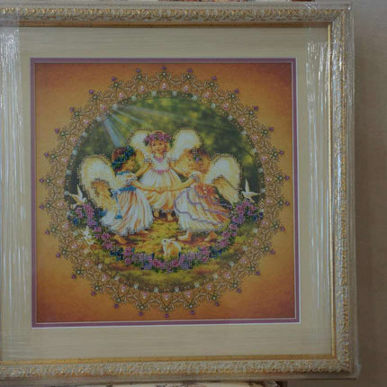 DIY Bead Embroidery Kit "Fairy-tale" 12.6"x12.6" / 32.0x32.0 cm