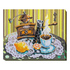 DIY Bead Embroidery Kit "Coffee with lemon" 14.6"x11.8" / 37.0x30.0 cm