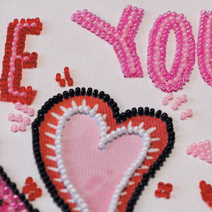 DIY Bead Embroidery Kit "Enamored"