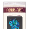 DIY Bead Embroidery Kit "Blue gold" 10.6"x15.4" / 27.0x39.0 cm
