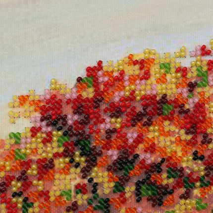 DIY Bead Embroidery Kit "Autumn scenes-1" 7.9"x16.9" / 20.0x43.0 cm