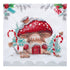 DIY Bead Embroidery Kit "Winter magic"  5.9"x5.9" / 15.0x15.0 cm