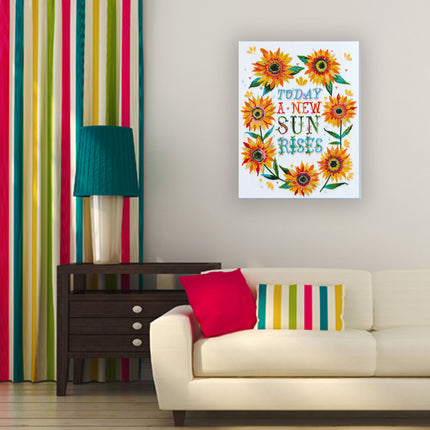 DIY Bead Embroidery Kit "Little suns" 10.2"x13.4" / 26.0x34.0 cm