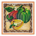 DIY Bead Embroidery Kit "Sweet Peppers"  5.9"x5.9" / 15.0x15.0 cm