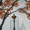 DIY Bead Embroidery Kit "Autumn embankment" 16.5"x12.6" / 42.0x32.0 cm